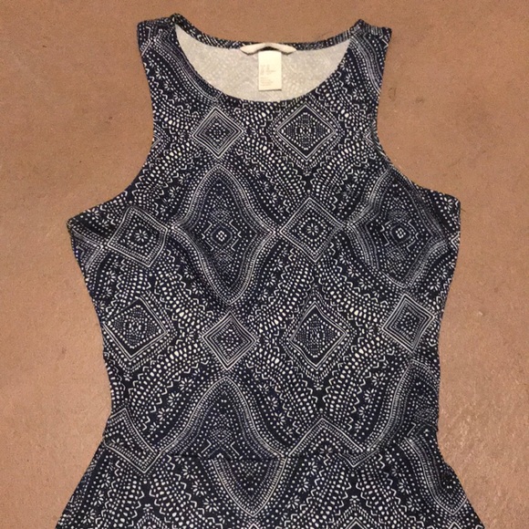 2 for $15/ Navy & white fit & flare skater dress - Picture 4 of 6